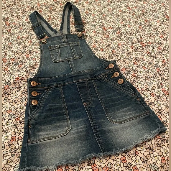 True Craft | Dresses | Girls Denim Overall Dress By True Craftvery Good  Conditionsize 6x | Poshmark